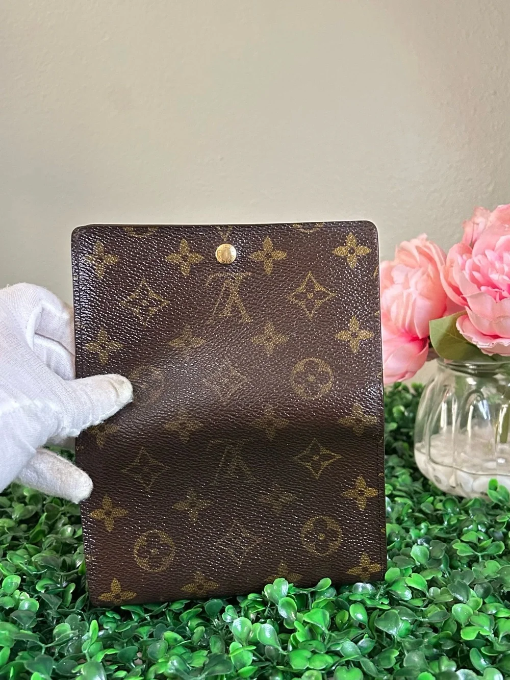 Louis Vuitton Monogram Vintage Portefeuille Trésor Bifold or Wallet on Chain